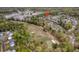 Scenic aerial view of the home near a golf course, nestled in a lush, green neighborhood at 9400 Divot Ln, Summerville, SC 29485
