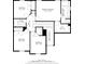Detailed floor plan showcasing the layout of the second floor featuring the primary bedroom and additional bedrooms at 9400 Divot Ln, Summerville, SC 29485