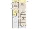 This property features a spacious layout with a Gathering room, kitchen, two bedrooms, primary bath, and garage at 945 Dusk Dr, Summerville, SC 29486