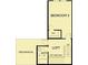 Upstairs floorplan displaying a bedroom, bathroom and loft area at 947 Dusk Dr, Summerville, SC 29486