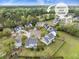 Aerial view of home showing proximity to Wescott Golf Course at 9684 Pebble Creek Blvd, Summerville, SC 29485