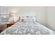 Bedroom with a large window and light walls and a cozy bed with neutral and blue bedding at 102 Kapalua Run, Summerville, SC 29483