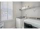 Efficient laundry room with modern washer and dryer at 106 Wood Sage Run, Summerville, SC 29485