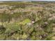 Aerial view of home with large lawn and metal outbuilding in the forest, offering privacy and natural beauty at 117 Wernham Ln, Moncks Corner, SC 29461