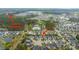 Aerial view showing location of Wando High School at 1543 Watoga Way, Mount Pleasant, SC 29466