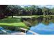 Picturesque golf course featuring a serene lake, bridge, and lush green fairways surrounded by mature trees at 157 High Hammock Villas, Seabrook Island, SC 29455