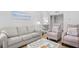 Bright living room with neutral tones and stylish decor at 157 High Hammock Villas, Seabrook Island, SC 29455