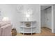 Elegant living room with stylish console table at 157 High Hammock Villas, Seabrook Island, SC 29455