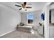 Inviting bedroom featuring a cozy bed, white dresser and a bright window at 157 Tuscan Sun St, Summerville, SC 29485