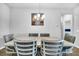 Dining area with modern lighting and neutral décor at 157 Tuscan Sun St, Summerville, SC 29485