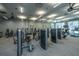Well-equipped fitness center featuring modern exercise machines for a comprehensive workout experience at 159 Garden Gate Way, Summerville, SC 29486