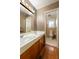 Bathroom featuring a double sink vanity with wood cabinets at 1636 Pinopolis Rd, Moncks Corner, SC 29461