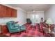 Cozy living room with hardwood floors, traditional furniture, and natural lighting at 1755 Central Park Rd # 3102, Charleston, SC 29412