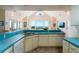 Well-appointed kitchen featuring ocean views from the sink at 1908 Palmetto Boulevard Blvd, Edisto Island, SC 29438
