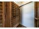 Outdoor shower featuring wood and white siding, and a mounted shower head at 1908 Palmetto Boulevard Blvd, Edisto Island, SC 29438