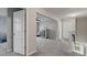 Upstairs hallway with a glimpse into an office and stairs leading to the lower floor at 260 Dunlin Dr, Summerville, SC 29486