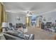 Spacious living room featuring modern furniture, neutral walls, and cozy carpet flooring at 3073 Moonlight Dr, Charleston, SC 29414