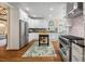 Updated kitchen featuring stainless steel appliances, center island and pendant lighting at 3708 Colonel Vanderhorst Cir, Mount Pleasant, SC 29466