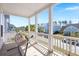 Relaxing porch with a hammock and scenic neighborhood views at 384 Ripple Park Dr, Summerville, SC 29486