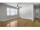 Open space featuring wood floors and neutral paint at 4701 Ivydale Dr, North Charleston, SC 29405