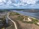 Majestic aerial view showcasing the beautiful landscape of the property and surrounding waterways at 545 Two Mile Run, Johns Island, SC 29455