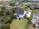 Charming home featuring a well-manicured backyard, screened-in porch, and lush landscaping at 545 Two Mile Run, Johns Island, SC 29455