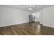 Spacious living room leads into kitchen with stainless appliances and modern finishes at 874 Colony Drive # B19, Charleston, SC 29407