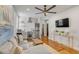 Inviting open-concept living room with modern decor and stainless steel appliances at 90 Spring St # Ab, Charleston, SC 29403