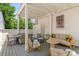 Spacious outdoor patio with modern seating, plants, and plenty of sunlight at 90 Spring St # Ab, Charleston, SC 29403