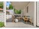 Stylish patio with comfortable seating and a well-designed outdoor space at 90 Spring St # Ab, Charleston, SC 29403