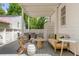 Outdoor patio area with comfortable seating and a covered porch, perfect for entertaining at 90 Spring St # Ab, Charleston, SC 29403