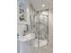 Modern bathroom with a glass shower, marble tiling, and stylish vanity offers a spa-like experience at 928 Ashley Ave, Charleston, SC 29403
