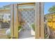 This unique outdoor shower features decorative tile and a convenient design at 928 Ashley Ave, Charleston, SC 29403