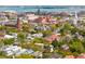Breathtaking aerial view of the cityscape featuring historic buildings, waterways, and lush greenery at 10 Logan St # 6, Charleston, SC 29401