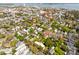 Stunning aerial view showcasing a vibrant city with historic architecture, waterways, and verdant trees at 10 Logan St # 6, Charleston, SC 29401