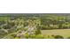 Expansive aerial view showcasing a lush, wooded community with scattered homes and a mix of green spaces at 1034 Orangeburg Rd, Summerville, SC 29483