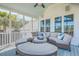 Relaxing screened porch features comfortable seating, offering a peaceful spot to enjoy the outdoors at 1115 Barfield St, Charleston, SC 29492