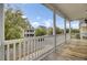 View from the covered porch at 112 Tin Can Aly, Summerville, SC 29483