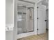 Bathroom with a shower and sliding glass door at 1158 Peninsula Cove Dr, Charleston, SC 29492