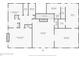 Floor plan showcasing the layout of the first floor, including the living room, kitchen, and primary bedroom at 1300 S Main St, Summerville, SC 29483