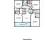 Layout of the second floor including bedrooms, bathrooms, and a loft area at 1679 Cultivation Ln # 459, Mount Pleasant, SC 29466