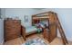 bedroom with lofted bed and a wood dresser at 184 Ponderosa Dr, Ladson, SC 29456