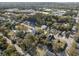 Aerial view showcases the property's location amongst mature trees in the neighborhood at 2187 Annie Laura Ln, Mount Pleasant, SC 29466