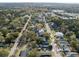 Aerial view showcases the property's location amongst mature trees in the neighborhood at 2187 Annie Laura Ln, Mount Pleasant, SC 29466