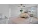 Bright bedroom featuring hardwood floors, stylish furniture, and a neutral color palette at 2830 Backman St, Mount Pleasant, SC 29466