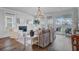 Cozy living room with a fireplace, hardwood floors, and stylish furniture at 2830 Backman St, Mount Pleasant, SC 29466