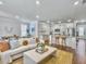 Open-concept living area with kitchen, dining space, and modern furnishings with stylish decor at 2901 Backman St, Mount Pleasant, SC 29466