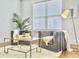 Cozy living area featuring two plush chairs, stylish decor, and ample natural light at 2901 Backman St, Mount Pleasant, SC 29466