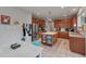 Spacious kitchen featuring stainless steel appliances, island with granite countertop, and ample cabinet space at 2940 Amberhill Way, Charleston, SC 29414