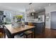 Stylish kitchen with stainless steel appliances and a modern island at 3 1/2 Maranda Holmes St # B, Charleston, SC 29403